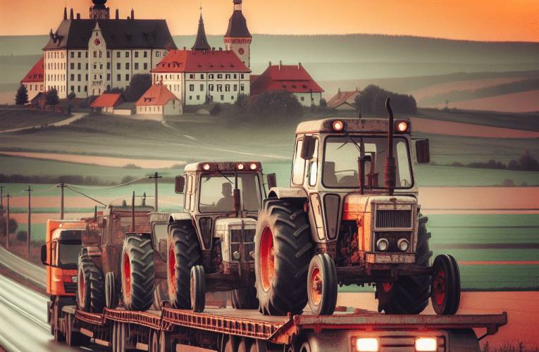 Przewóz ciągników rolniczych bez tajemnic: kompleksowy poradnik dla transportu maszyn agrarnych