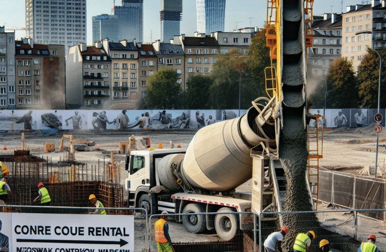 Wynajem zsypu do betonu w Warszawie – jak wybrać odpowiednią firmę?