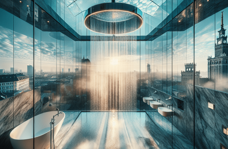 Szklany prysznic w Warszawie – jak wybrać i zamontować idealny model do Twojej łazienki?