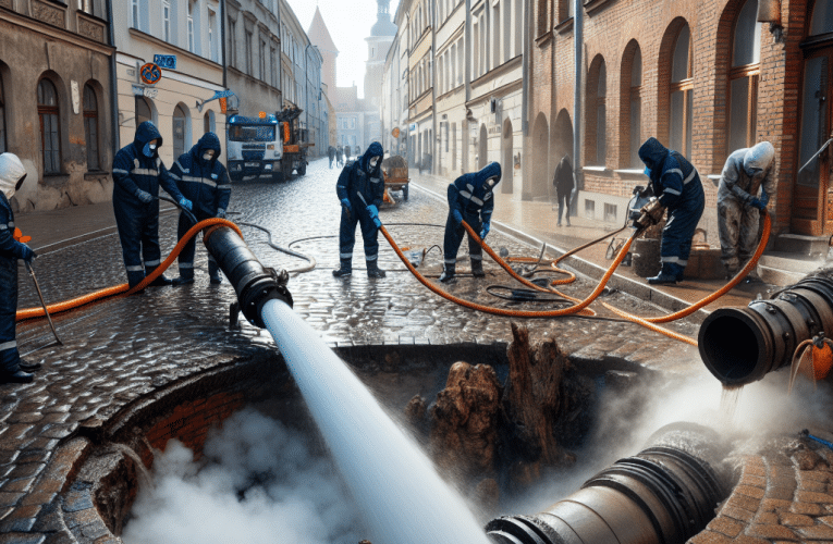 Przepychanie rur w Łodzi: Jak szybko i skutecznie rozwiązać problem zatkanych instalacji?