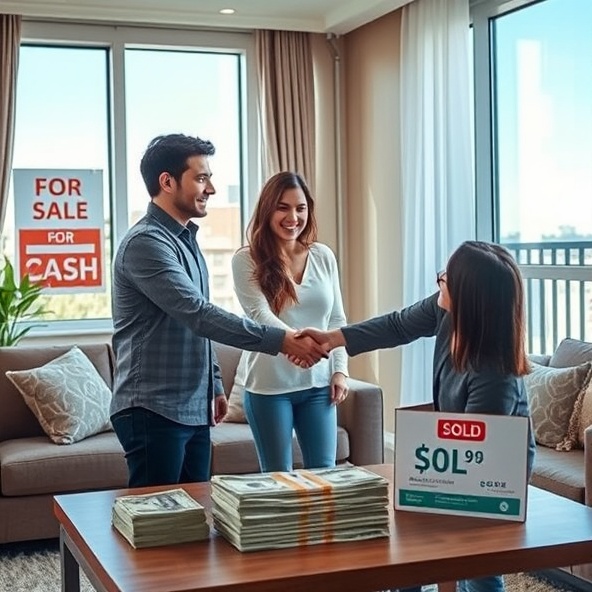 sprzedaż mieszkania za gotówkę