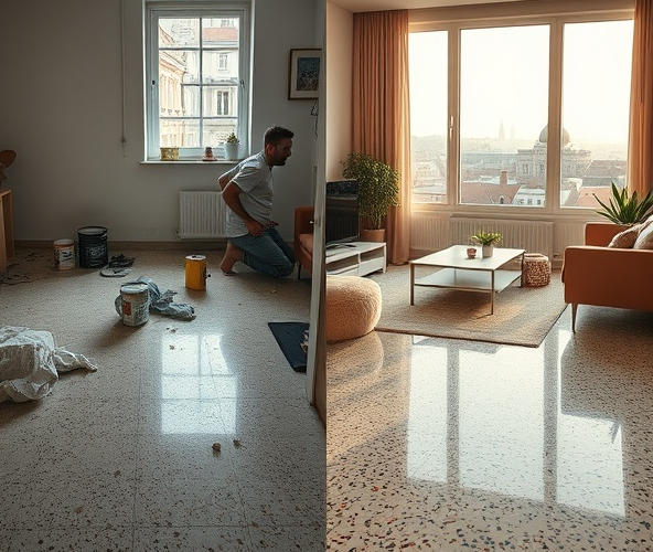 Czy samodzielna renowacja lastryko w Warszawie podniesie cenę lokalu?