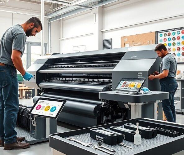 Jak zaplanować serwis drukarki wielkoformatowej, aby ograniczyć przestoje?