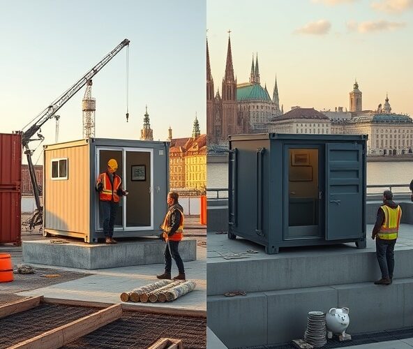 Kiedy wynajem kontenera stróżówki we Wrocławiu jest tańszy od zakupu?