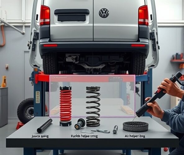 Które sprężyny pomocnicze do Transportera T5 pod 500 kg wybrać?