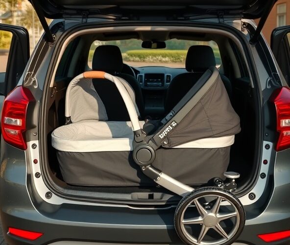 Czy wózek Bebetto Holland zmieści się z gondolą w małym hatchbacku?