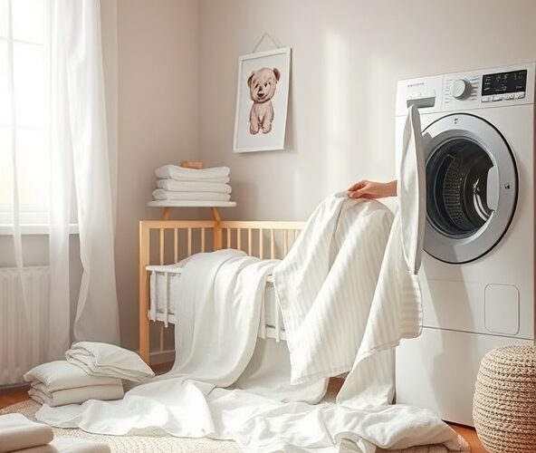 Z jakiego materiału pościel niemowlęca najlepiej znosi pranie w 60°C?