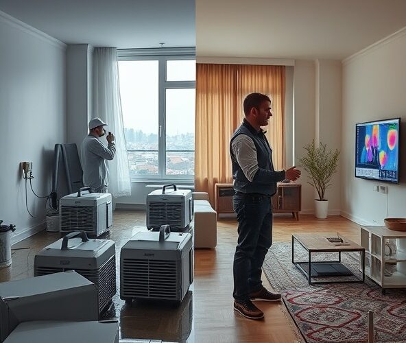 Jak wybrać usługę osuszania mieszkania w Warszawie po zalaniu z gwarancją usunięcia pleśni?