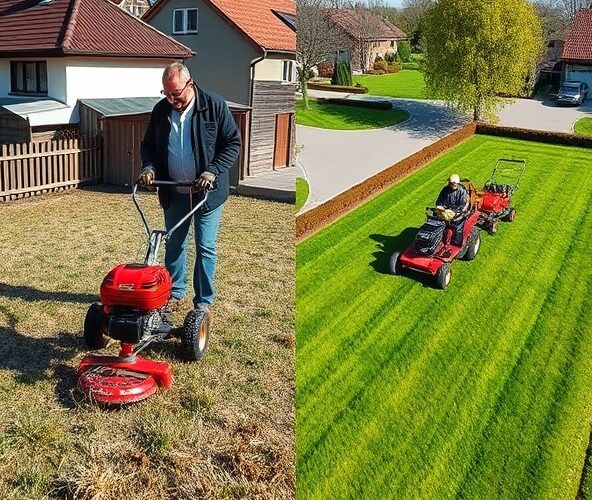 Czy przy wertykulacji trawników w Milanówku lepiej wypożyczyć sprzęt, czy zlecić usługę, żeby uzyskać gęstą murawę po zimie?