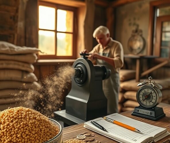 Czy śrutowanie zbóż bez automatyzacji w małym młynie obniży rachunki?