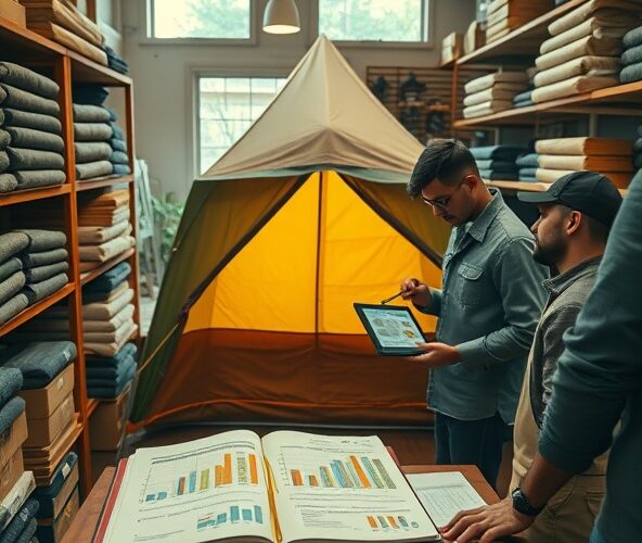 Jak prognozować popyt na namiot 2×2 dla małego sklepu?