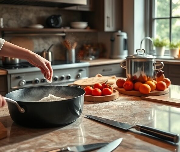 Czy płyta kamienna na blat kuchenny opłaca się przy intensywnym gotowaniu?