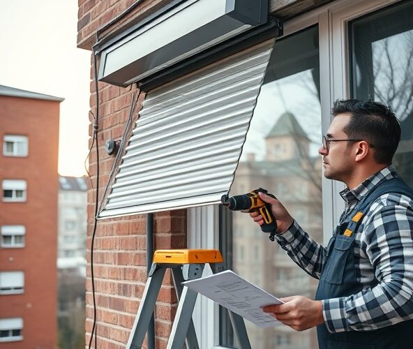 Czy w Łodzi opłaca się samodzielnie montować rolety zewnętrzne elektryczne?