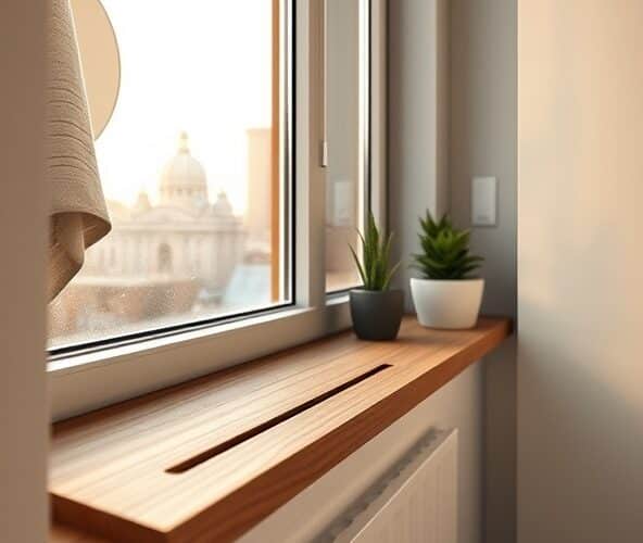 Jak wybrać parapety wewnętrzne drewniane w Warszawie, żeby ograniczyć ich konserwację w mieszkaniach o wysokiej wilgotności?