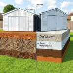 garaże blaszane dwuspadowe 6x6