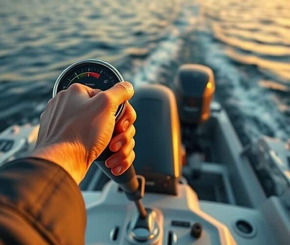 Jak przeprowadzić regulację obrotów silnika zaburtowego pod ekonomiczną prędkość rejsową?