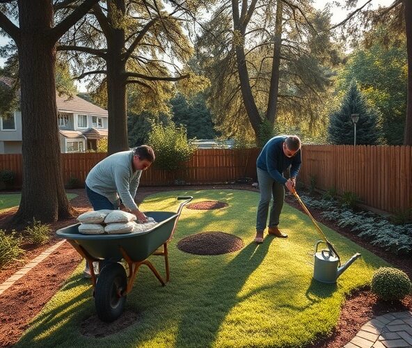 Jak założyć trawnik w Podkowie Leśnej na działce w cieniu?